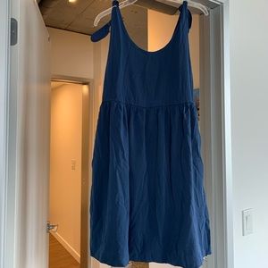 Tie Sleeve Mini Dress
